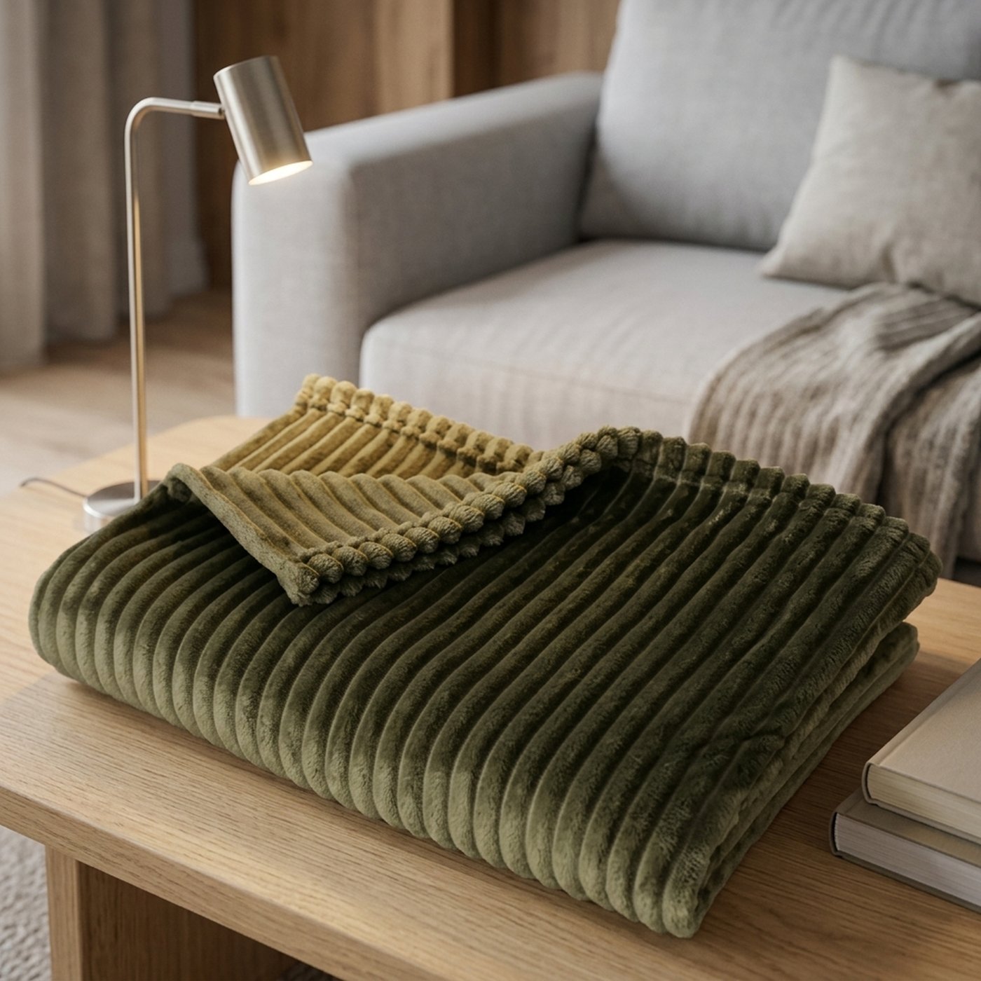 Decke Hygge grün