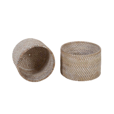 Besteckkorb Lilia White washed