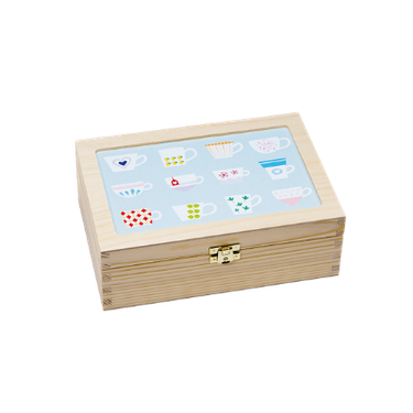 Teebox Tassenmuster