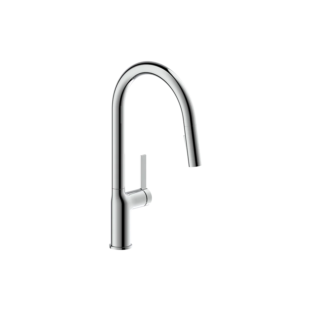 Spültischarm. U-Auslauf Auszugsbrause Bravat Torino chrom 3521322