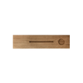 Badewannenablage aus Eiche mit Aussparung Tablet/Glas