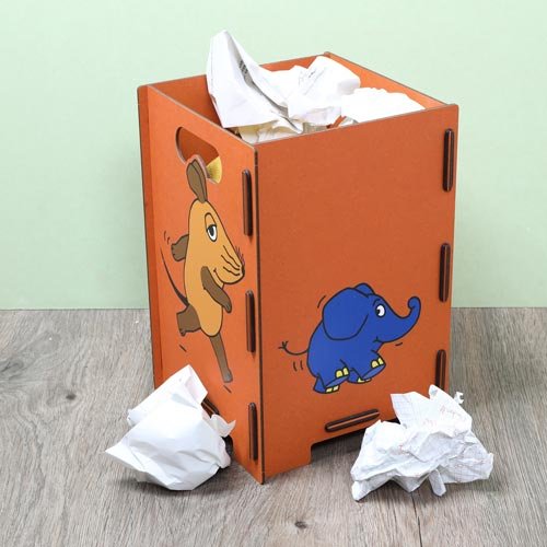 Papierkorb- die Maus