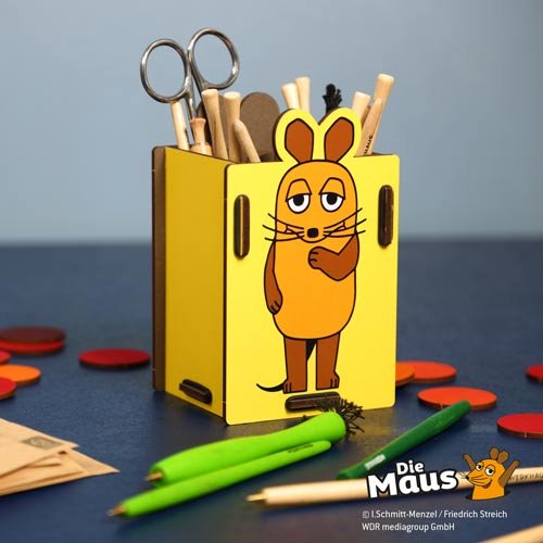Stiftebox- die Maus