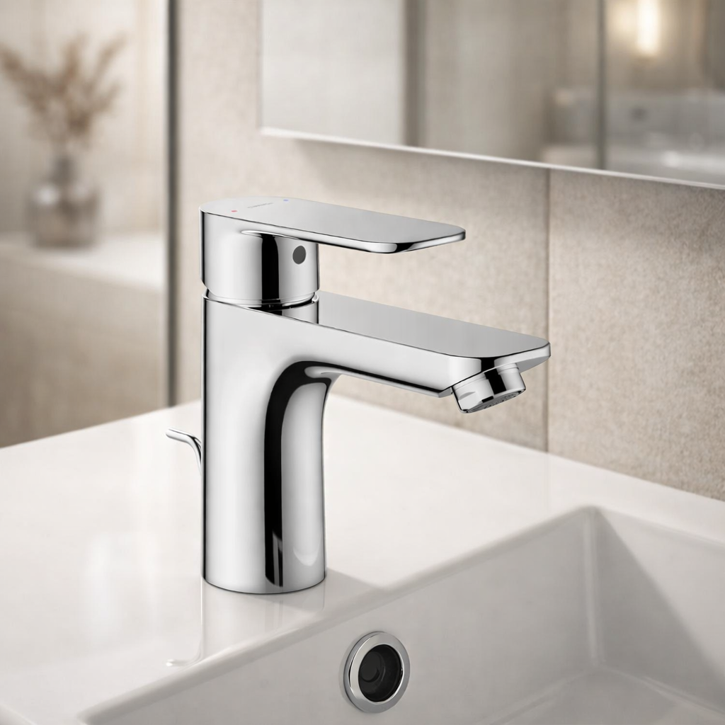 HANSA HANSABASIC XL Waschtischarmatur mit Ablaufgarnitur 55502203 - Chrom