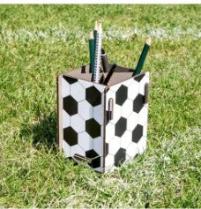 Stiftebox Fußballmotiv