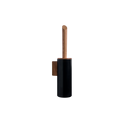 Toilettenbürste FIRELINE WANDHALTERUNG Set (mit Deckel) - schwarz